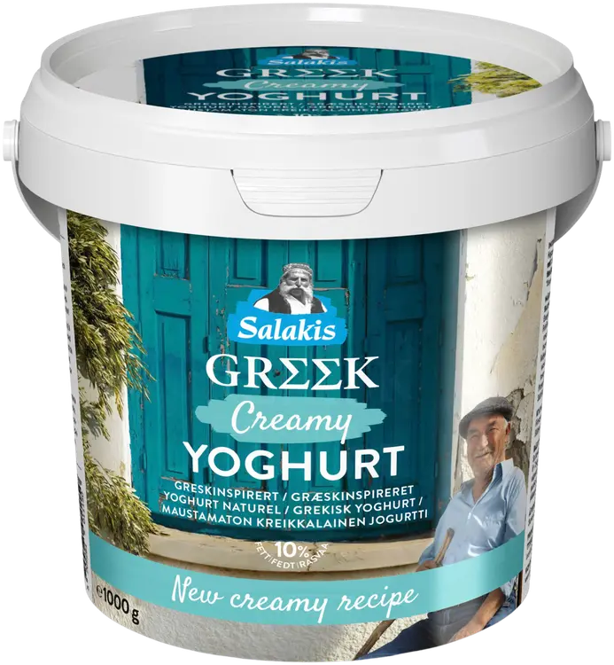 Salakis Kreikkalainen Jogurtti 10% Maustamaton 1000g