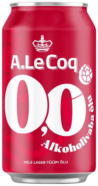 A. Le Coq alkoholivaba õlu 330ml