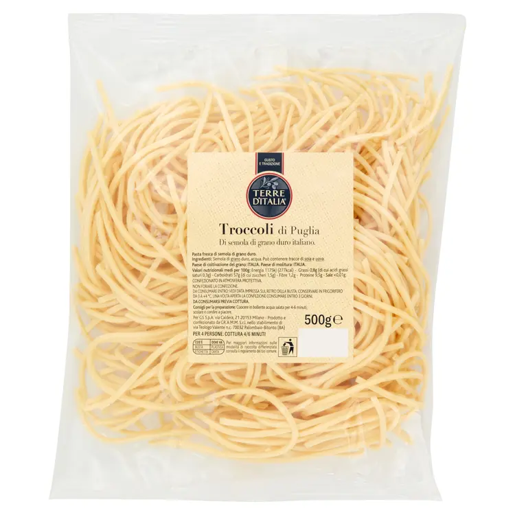 Terre d'Italia Troccoli di Puglia tuorepasta 500g