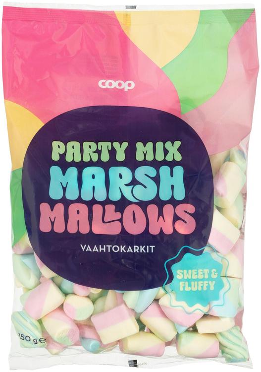 Coop Party Mix vaniljemaitselised vahukommid 150g