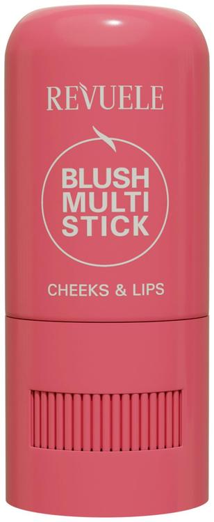 Revuele Blush multi stick 02. Monikäyttöinen voidemainen poskipuna, jota voi myös käyttää huulille.