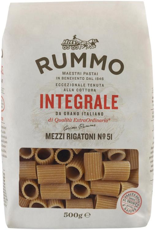 Rummo täysjyvä Mezzi Rigatoni no51 500g
