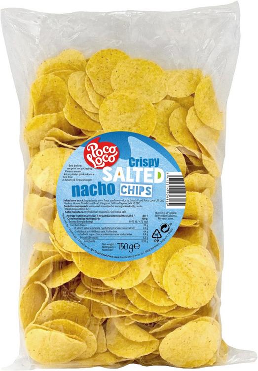 Poco Loco Suolattu Nacho Chips 750g