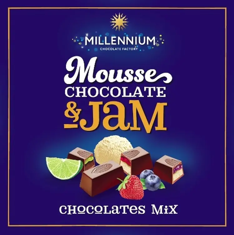 Millennium suklaa mousse & hillo