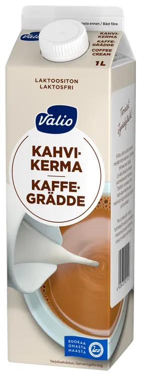 Valio kahvikerma 1 l laktoositon