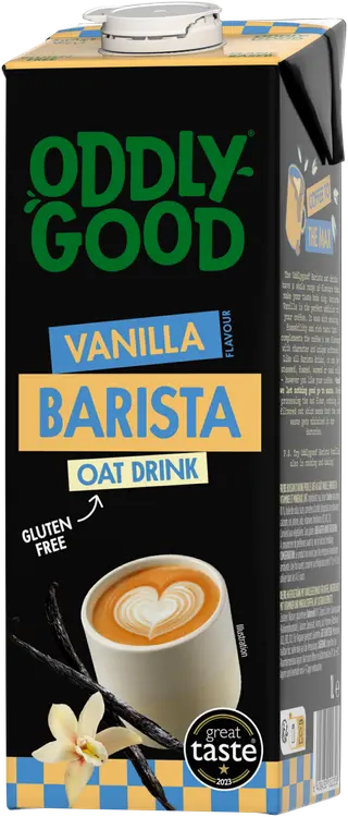 Oddlygood® Barista kaurajuoma 1 l vanilja UHT gluteeniton