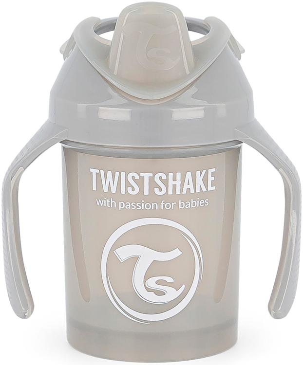 Twistshake Mini Cup Nokkamuki 230ml 4kk+ harmaa