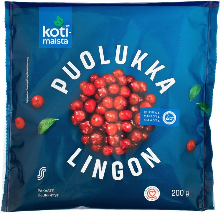 Kotimaista 200g puolukka pakaste