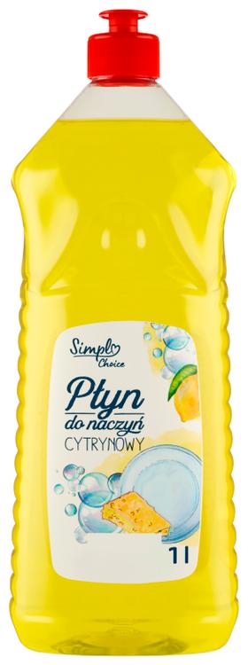 Simply choice nõudepesuvedelik lemon 1l