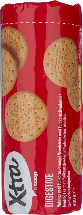 Xtra Digestive täysjyvävehnäkeksi 400g
