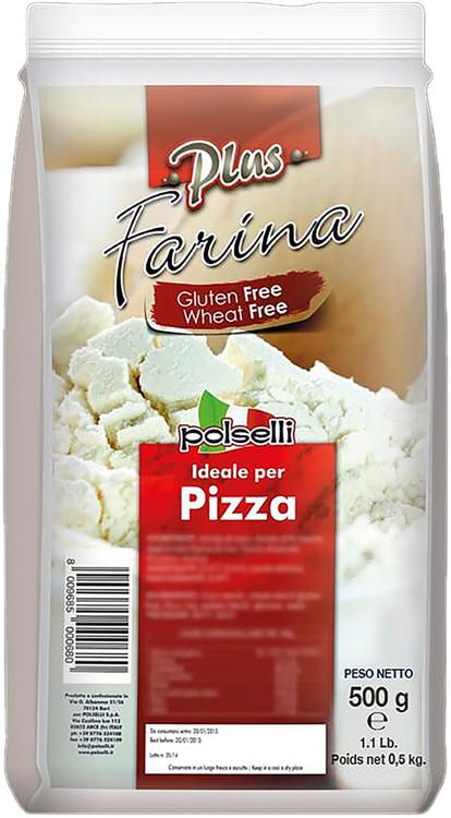 Polselli gluteeniton ja laktoositon pizzajauho 500g