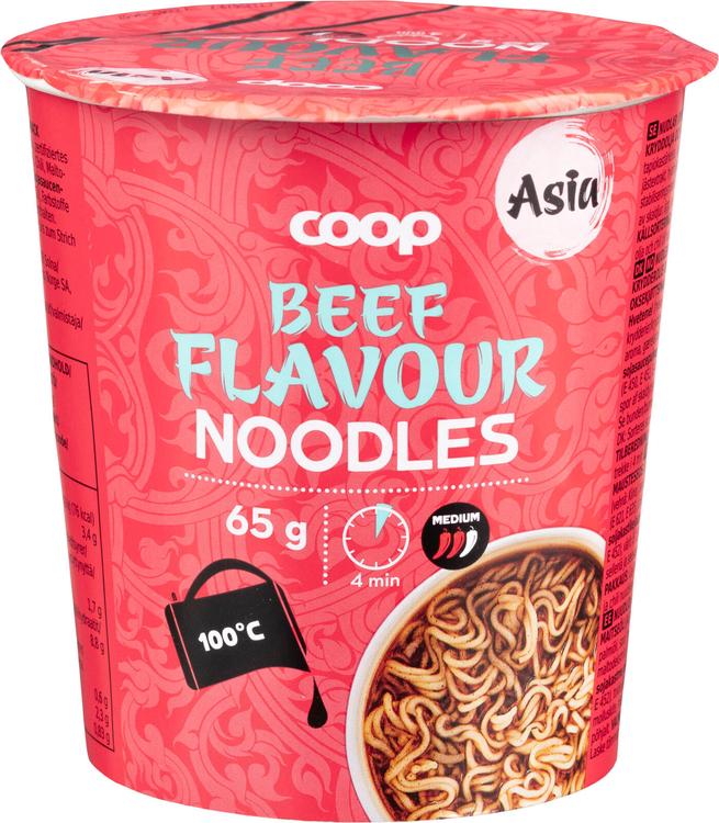 Coop Asia naudanlihan makuinen kuppinuudeli 65 g