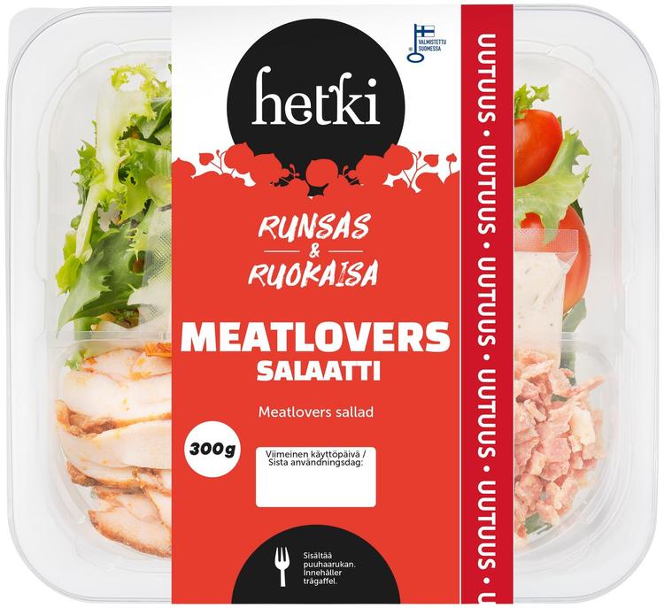 Fresh Hetki Ruokaisa Meatlovers salaatti 300g