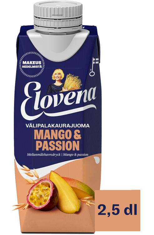 Elovena 2,5dl mango-passion välipalakaurajuoma