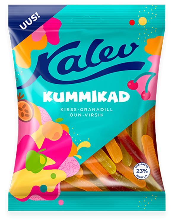 Kalev Kummikad ussikujuliste kummikommide segu 120g