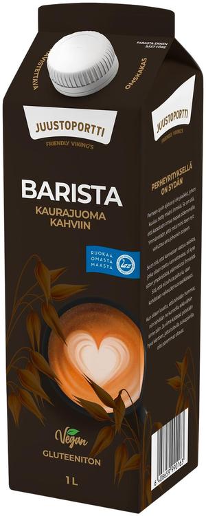 Juustoportti Barista kaurajuoma kahviin 1 l