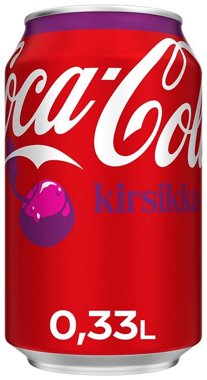 Coca-Cola Original Taste Kirsikka virvoitusjuoma tölkki 0,33 L