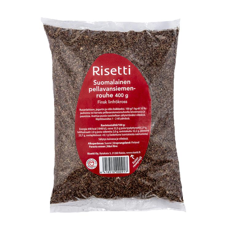 Risetti 400g pellavansiemenrouhe suomalainen