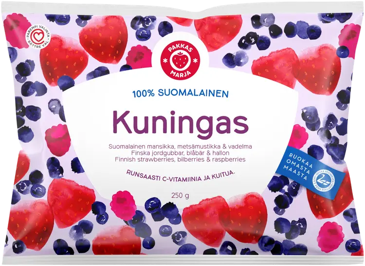 Pakkasmarja 250g Suomalainen Kuningas Marjasekoitus
