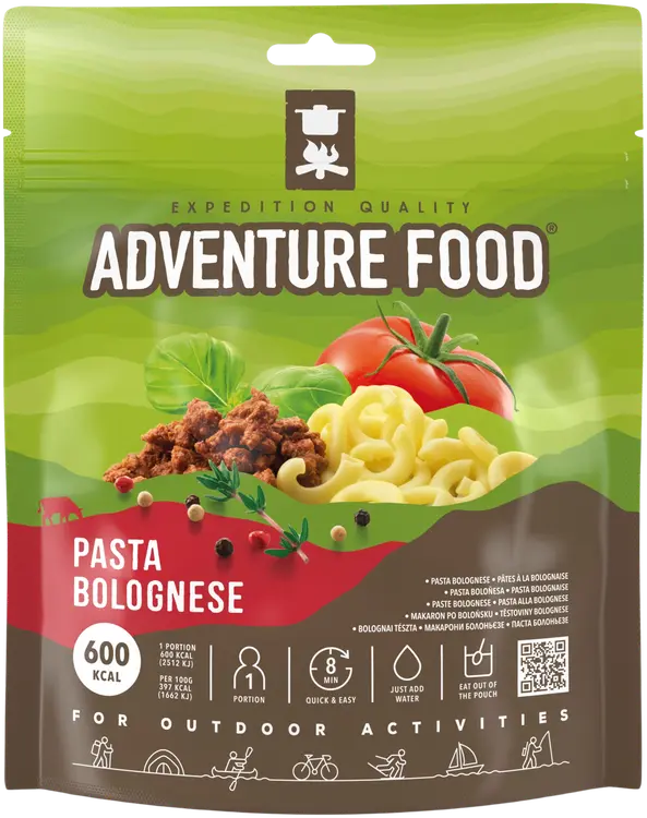 Adventure Food Pasta Bolognese, 600 kcal