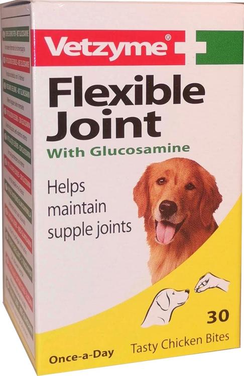 Vetzyme Flexible Joint koiran nivelille 30 kpl