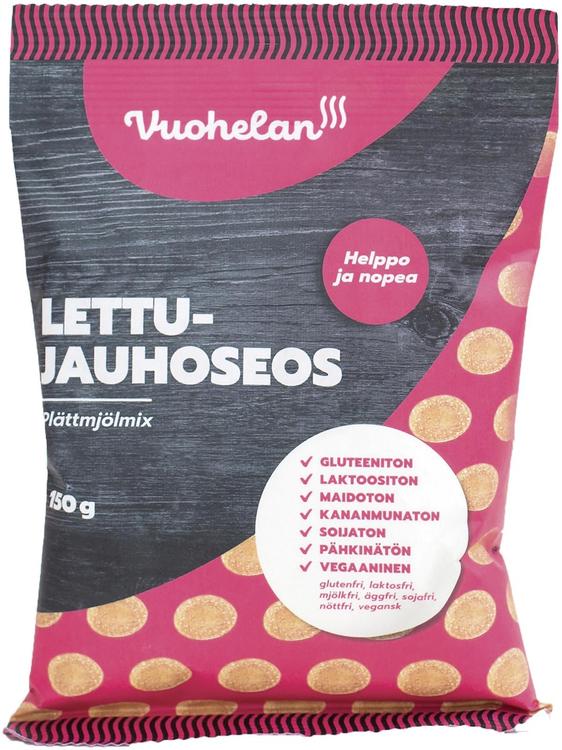 Vuohelan gluteeniton Lettujauhoseos 150g