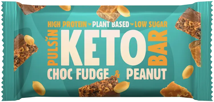 Pulsin Suklaafudge & maapähkinä keto proteiinipatukka 50g