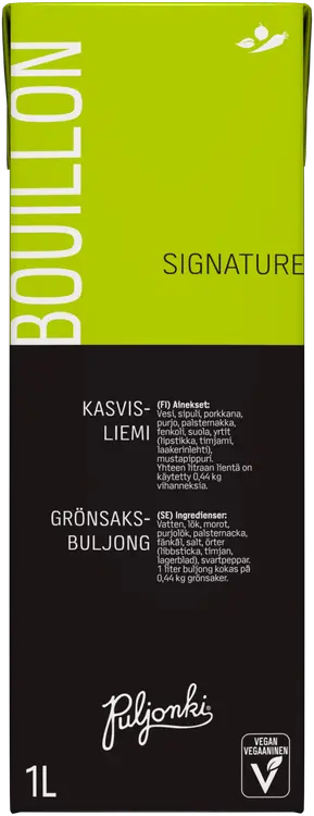 Puljonki® Signature Kasvisliemi 1 l tetra