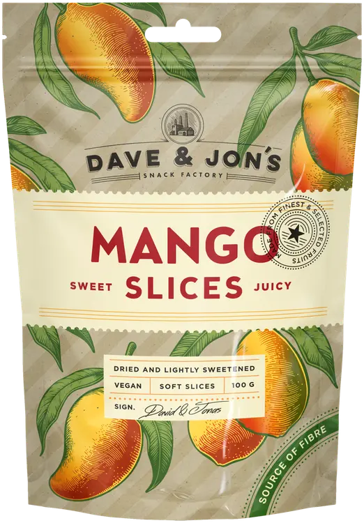 Dave&Jons kuivattu mango 100 g