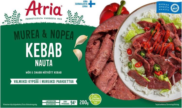 Atria Murea & Nopea Nauta Kebab 200g