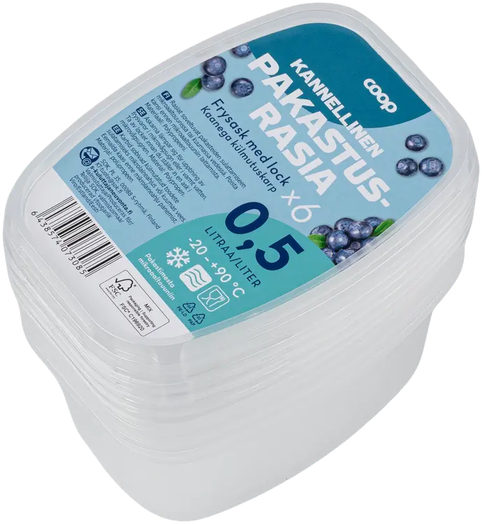 Coop kannellinen pakastusrasia 0,5L 6kpl