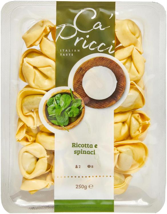 Ambient tortelloni ricotta- ja pinaattitäytteellä 250g