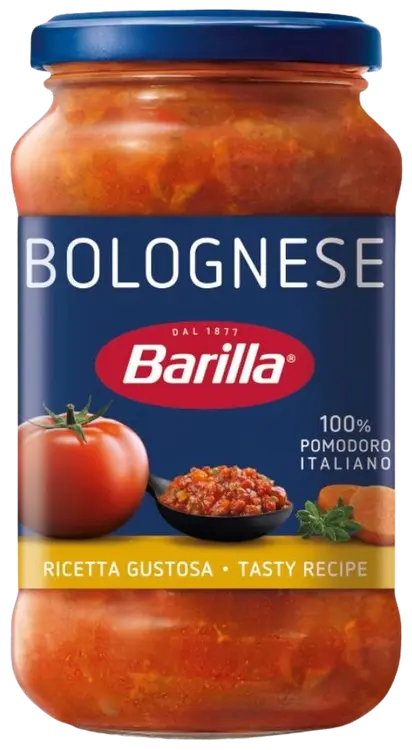 Barilla Bolognese tomaattikastike naudan- ja sianlihan kera 400g