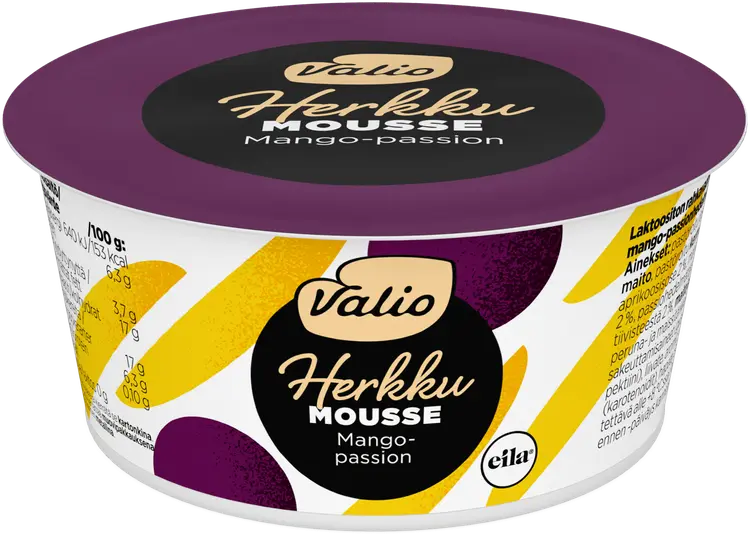 Valio Herkku mousse 100 g mango-passion laktoositon
