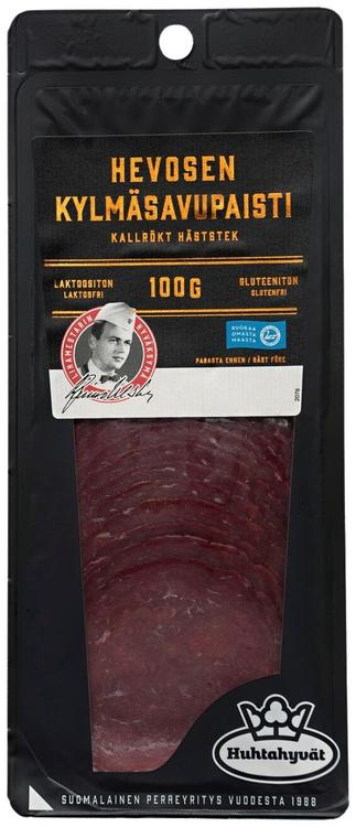 Huhtahyvät Lihamestarin Hevosen kylmäsavupaisti 100g
