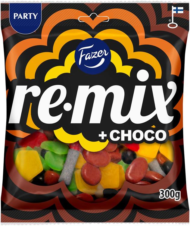 Fazer Remix Choco kommikott 300g