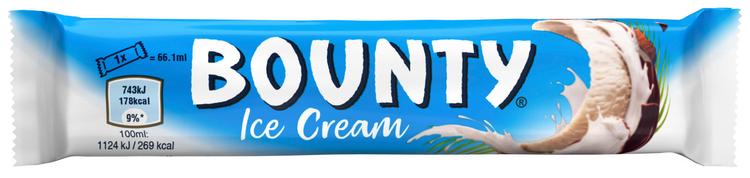 Bounty jäätelöpatukka 66,1ml (51,6 g)