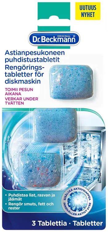 Dr Beckmann 60g Astianpesukoneen puhdistustabletit