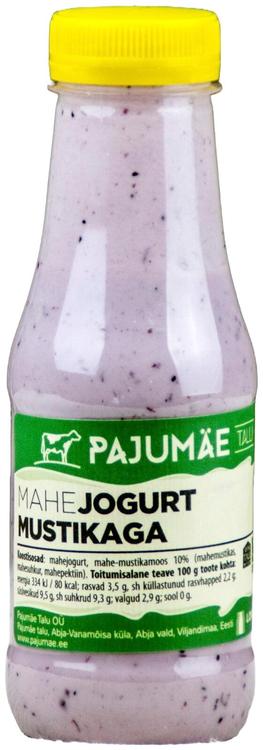 Pajumäe Talu mahejogurt mustikaga, 250 ml