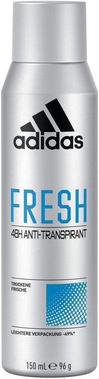 Adidas 150 ml Fresh antiperspirant deo spray miehille
