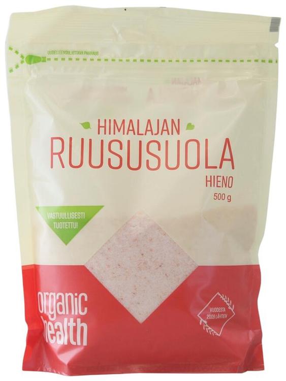 Organic Health himalajan ruususuola hieno 500g