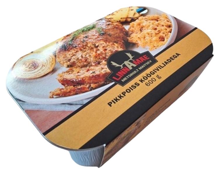 Linnamäe Lihatööst Pikkpoiss Köögiviljadega 600G