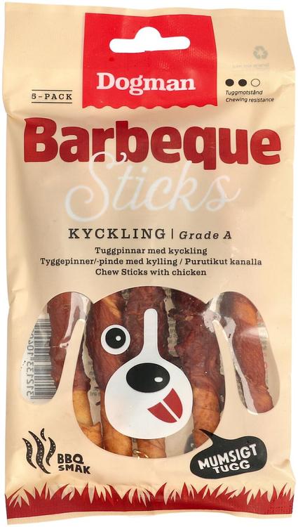 Dogman Barbeque sticks kana 5-p12,5cm