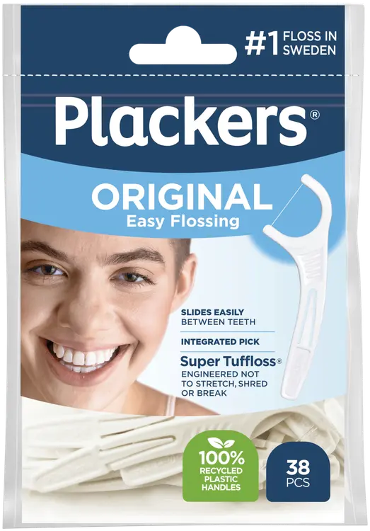 Plackers Original hammaslankain 38kpl