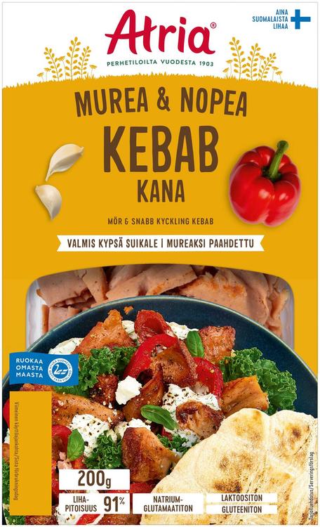 Atria Murea & Nopea Kana Kebab 200g