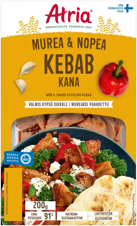Atria Murea & Nopea Kana Kebab 200g