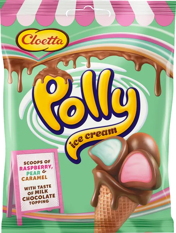 Cloetta Polly Ice Cream makeissekoitus 180g