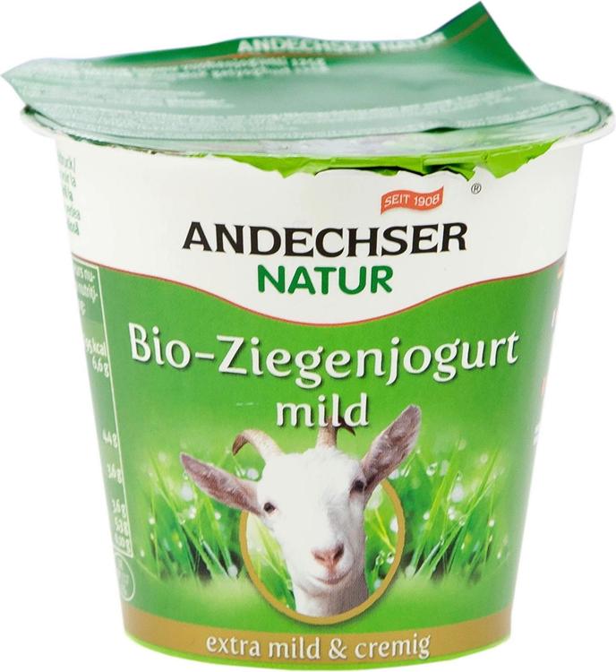 Andechser Natur Vuohenjogurtti maustamaton 125g luomu