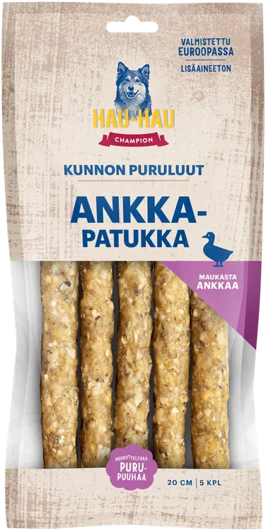 Hau-Hau Champion Kunnon puruluut Ankkapatukka 20 cm, 5 kpl, 230 g
