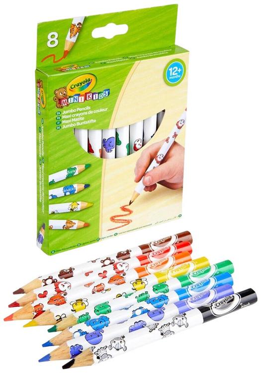 Mini kids pliiatsid 8tk